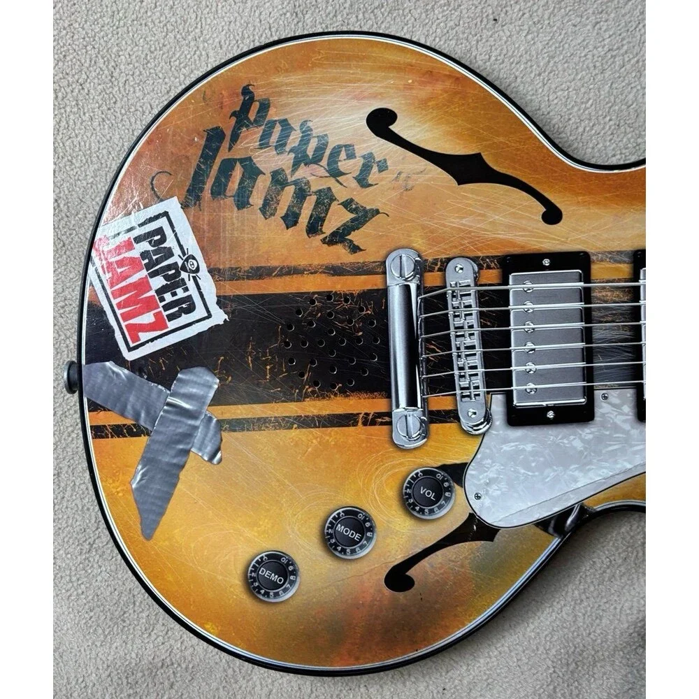 2009 Paper Jamz Guitar Instant Rock Star 30” Toy Music Fender Instrument